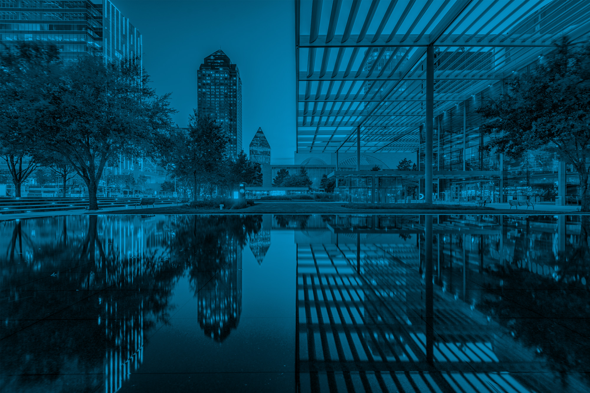 Dallas Arts District reflection